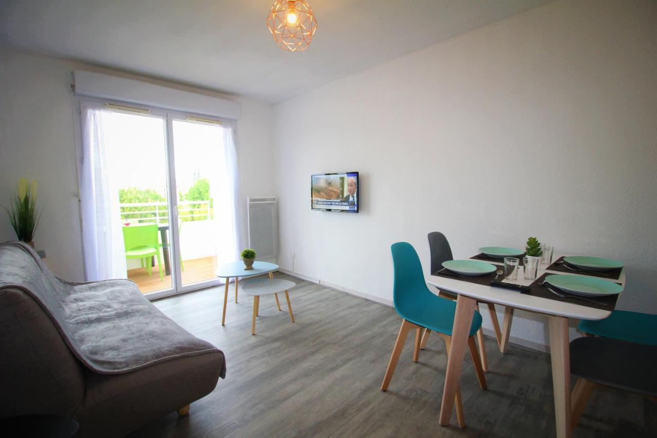 Tout Confort ! Climatisation, Calme, Piscine, Parking Gratuit, Terrasse, Wifi Каркасон Екстериор снимка